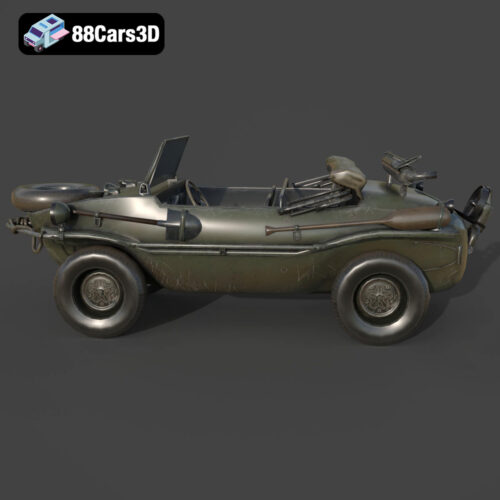Volkswagen Schwimmwagen Typ 166 3D Model