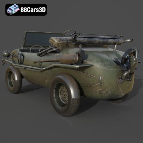 Volkswagen Schwimmwagen Typ 166 3D Model