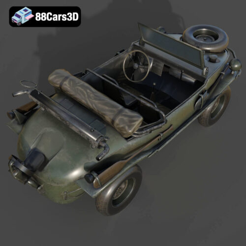 Volkswagen Schwimmwagen Typ 166 3D Model