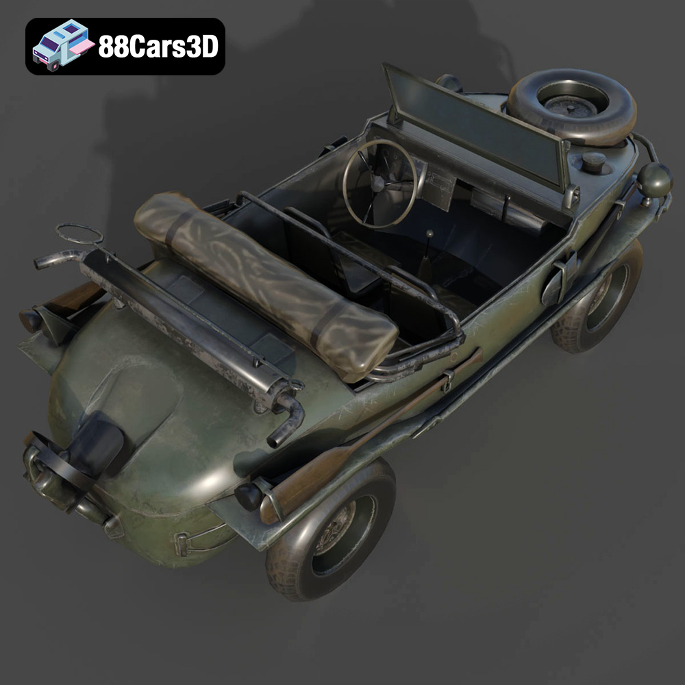Volkswagen Schwimmwagen Typ 166 3D Model