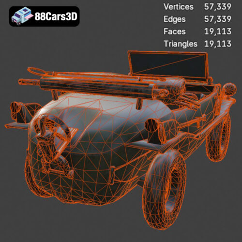 Volkswagen Schwimmwagen Typ 166 3D Model