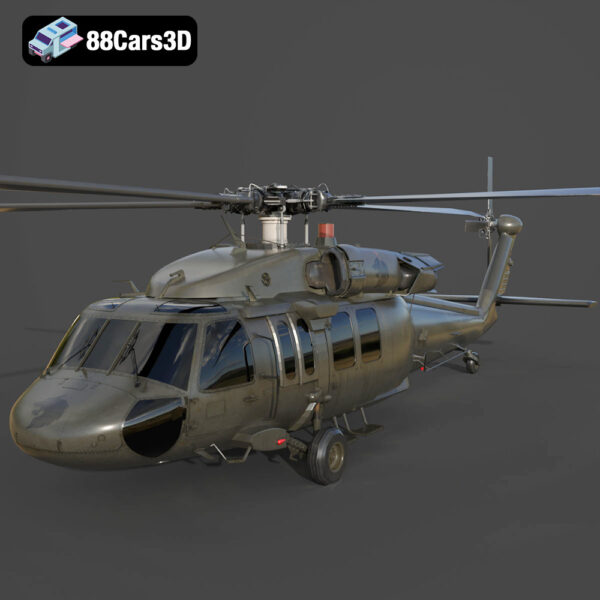 Sikorsky UH-60 Black Hawk US 3D Model