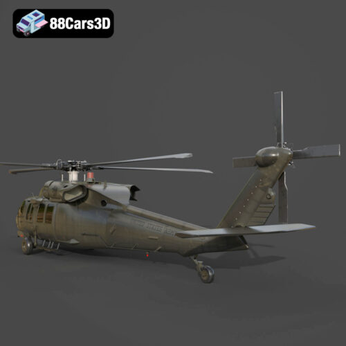 Sikorsky UH-60 Black Hawk US 3D Model