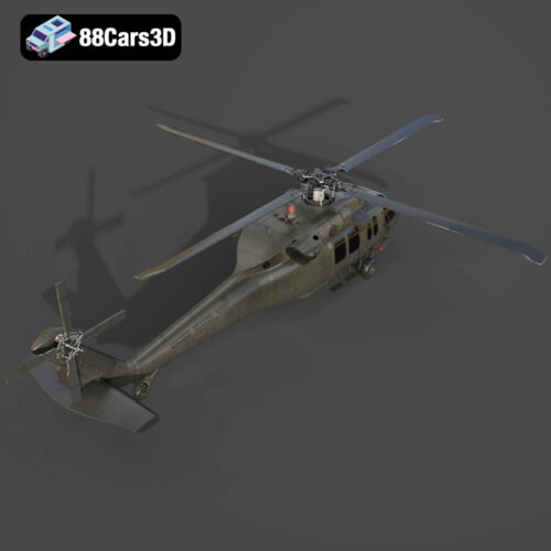 Sikorsky UH-60 Black Hawk US 3D Model