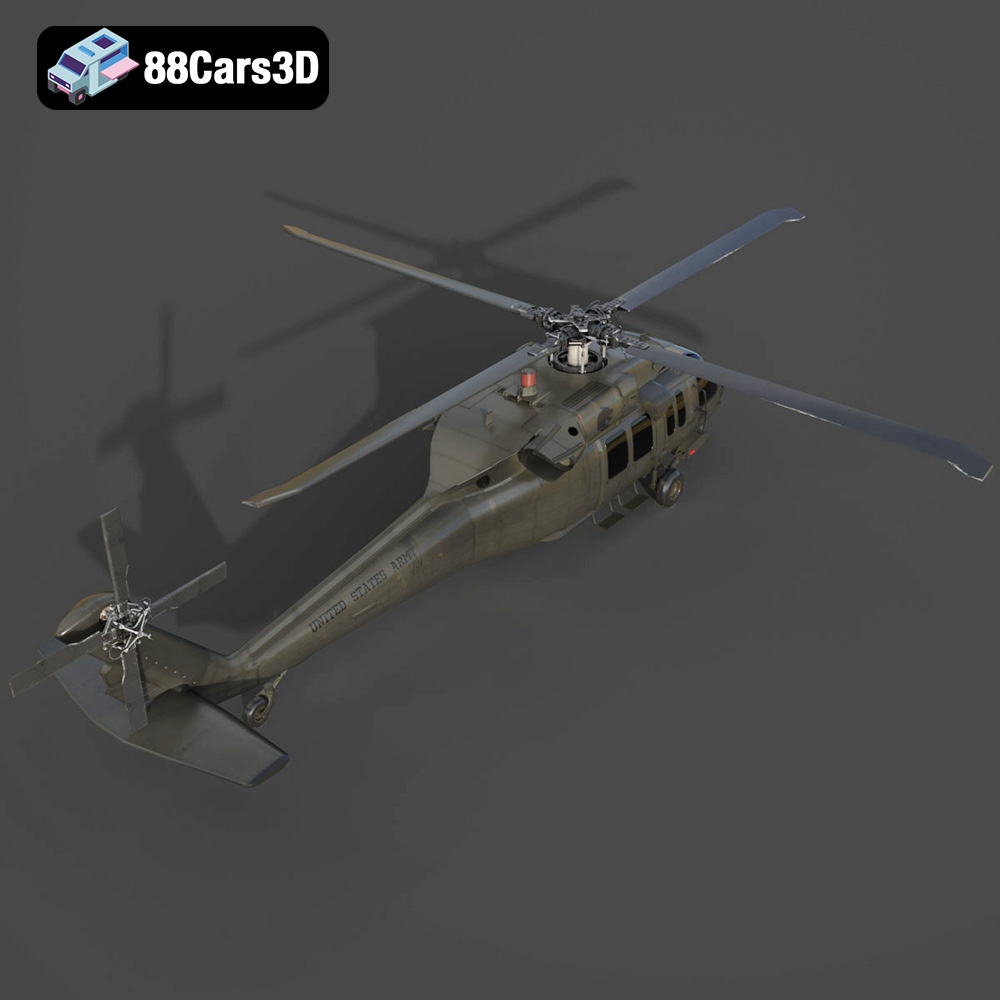 Sikorsky UH-60 Black Hawk US 3D Model