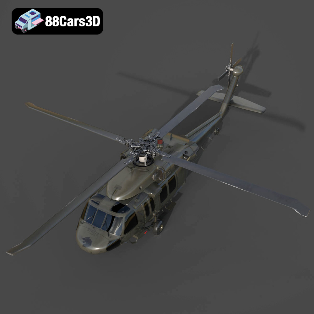 Sikorsky UH-60 Black Hawk US 3D Model