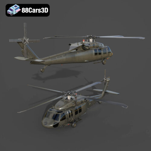 Sikorsky UH-60 Black Hawk US 3D Model