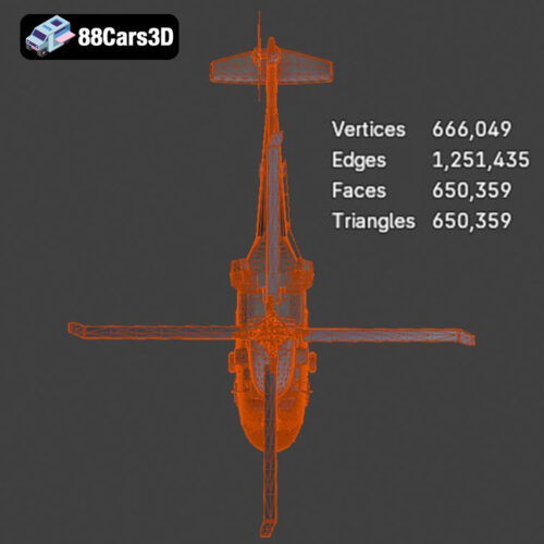 Sikorsky UH-60 Black Hawk US 3D Model