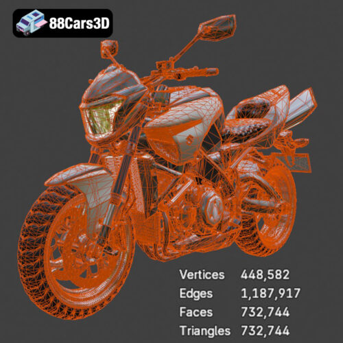 Suzuki King B 2008 3D Model