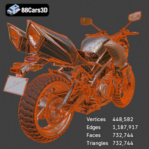Suzuki King B 2008 3D Model