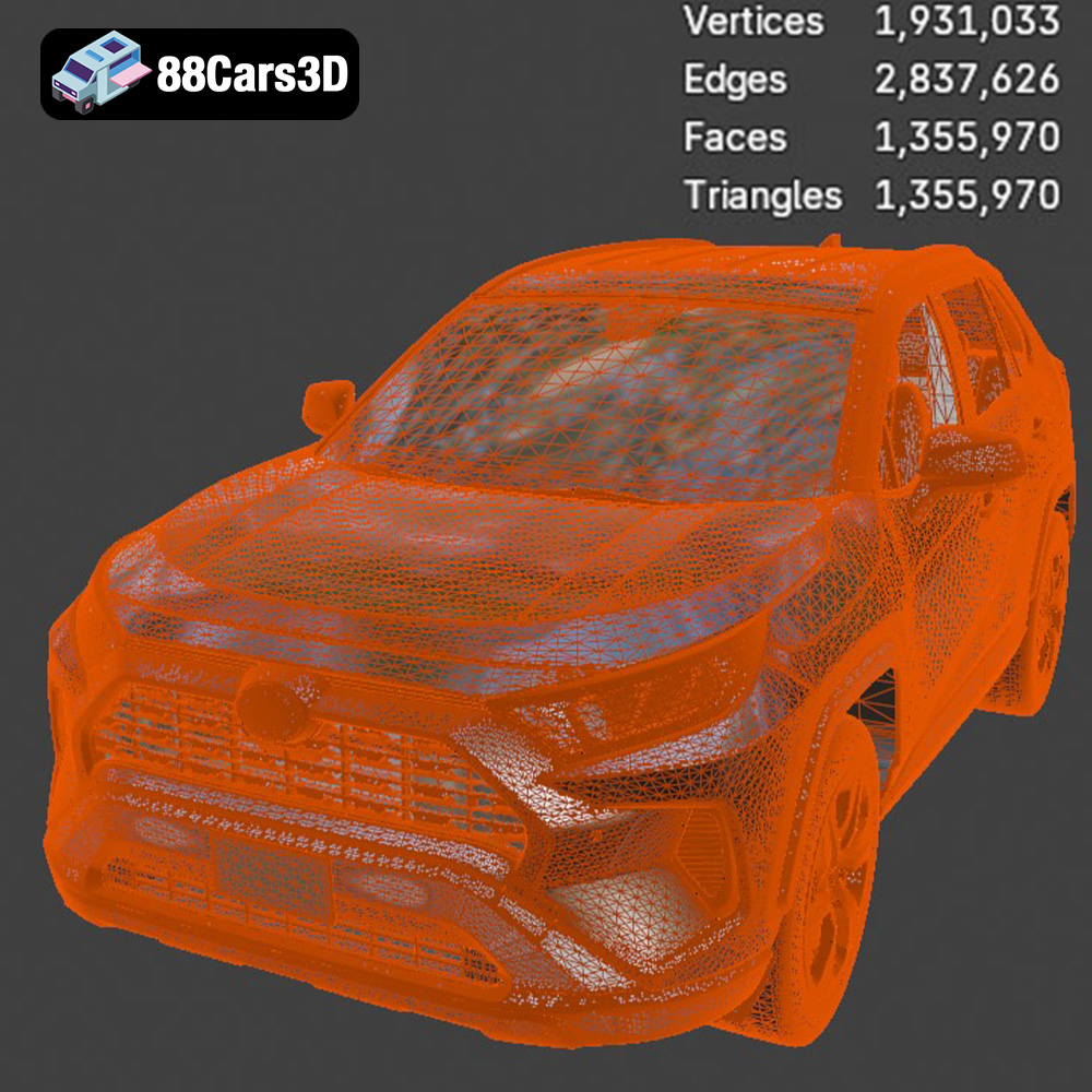 Toyota RAV4 LE 2019 3D Model