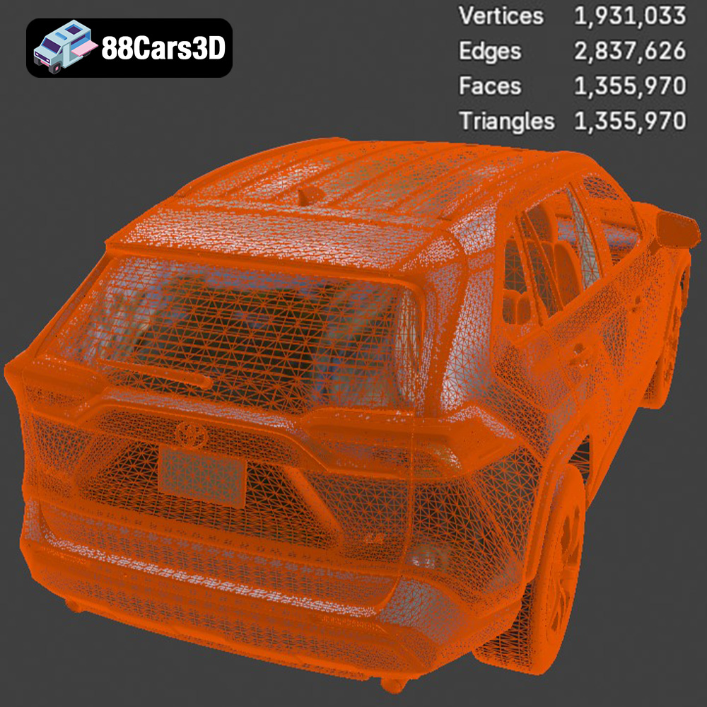 Toyota RAV4 LE 2019 3D Model