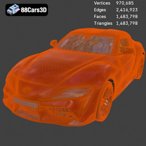 Toyota Supra 2020 3D Model