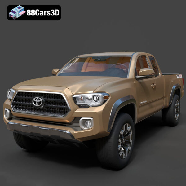 Toyota Tacoma TRD Off-Road 2016 3D Model