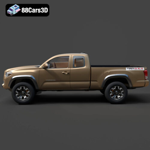 Toyota Tacoma TRD Off-Road 2016 3D Model