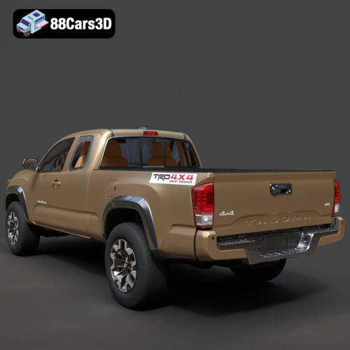 Toyota Tacoma TRD Off-Road 2016 3D Model