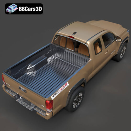 Toyota Tacoma TRD Off-Road 2016 3D Model