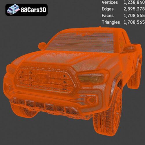 Toyota Tacoma TRD Off-Road 2016 3D Model