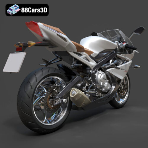 Triumph Daytona 675R ABS 2015 3D Model