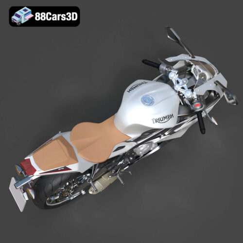 Triumph Daytona 675R ABS 2015 3D Model