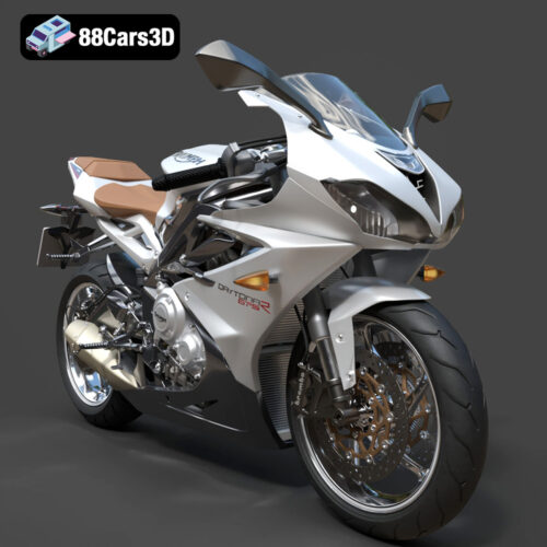 Triumph Daytona 675R ABS 2015 3D Model