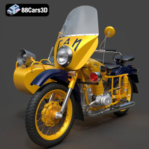 Ural M67-36-P 1976 3D Model