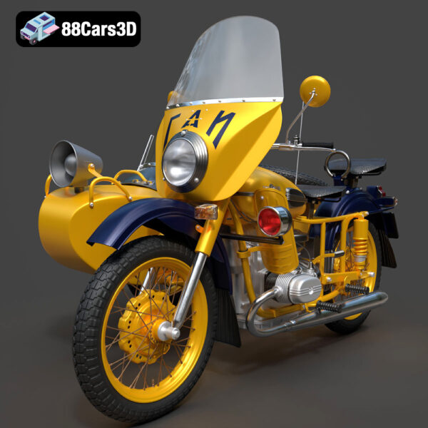 Ural M67-36-P 1976 3D Model