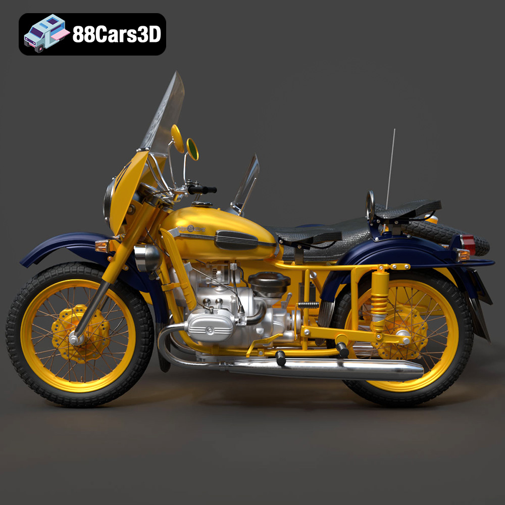 Ural M67-36-P 1976 3D Model