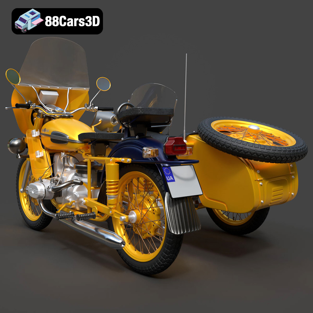 Ural M67-36-P 1976 3D Model
