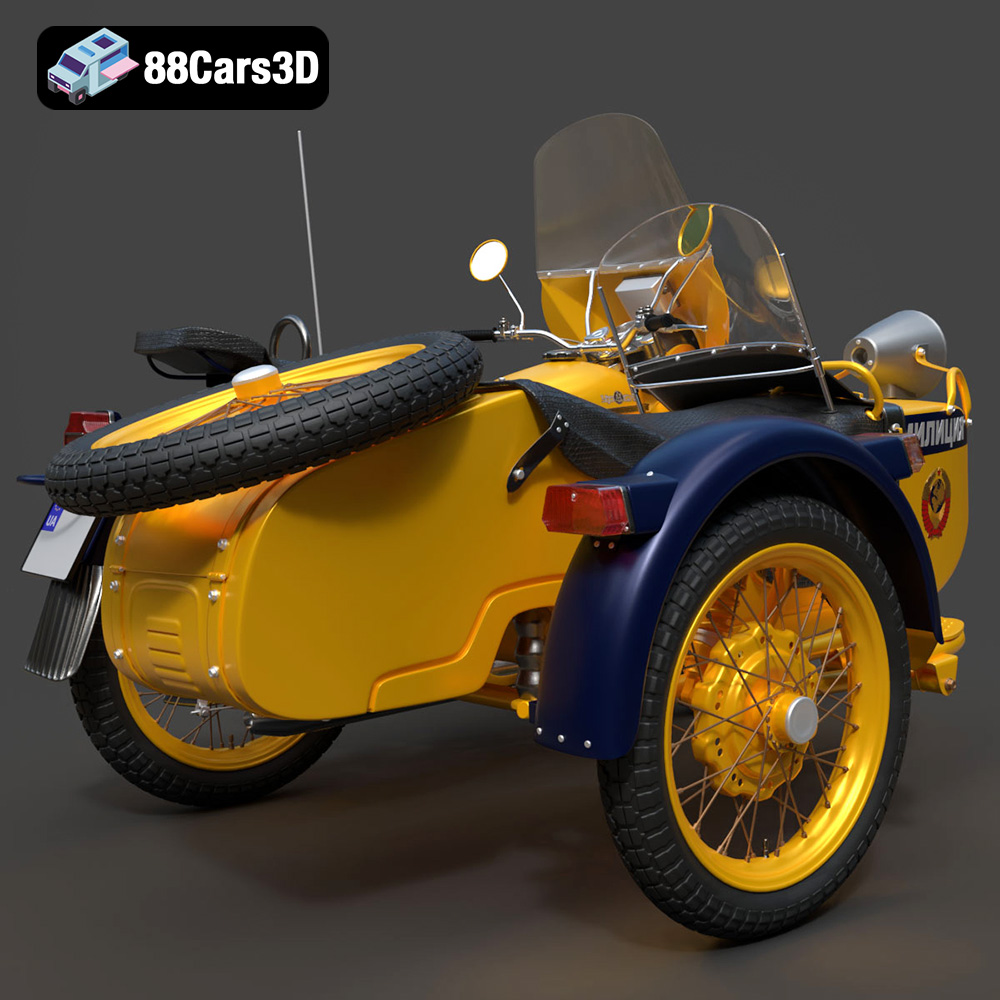 Ural M67-36-P 1976 3D Model