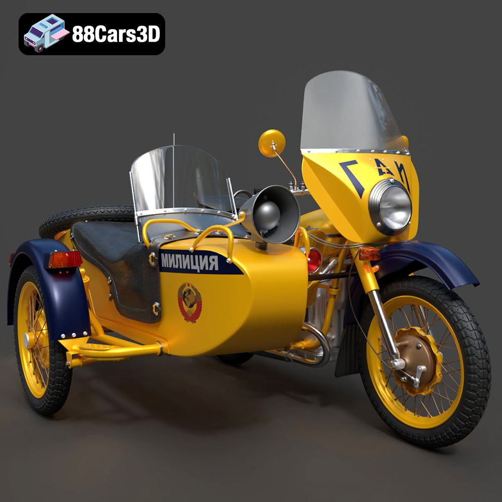 Ural M67-36-P 1976 3D Model