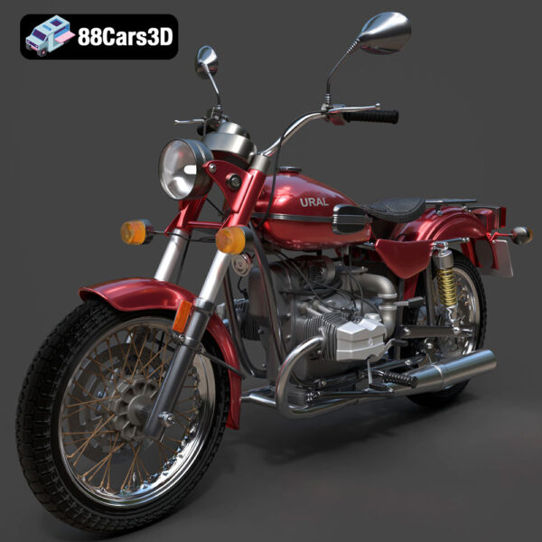 Ural Solo sT 3D Model
