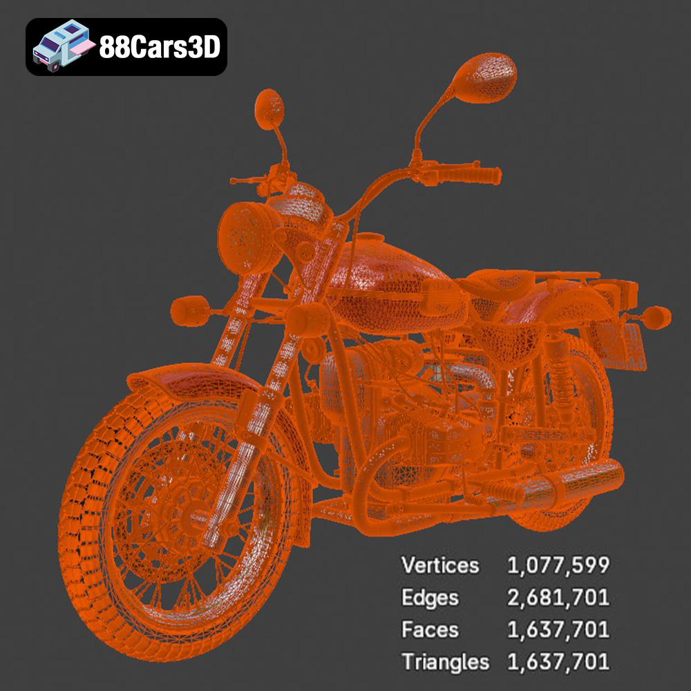 Ural Solo sT 3D Model