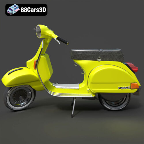 Vespa P200E 3D Model
