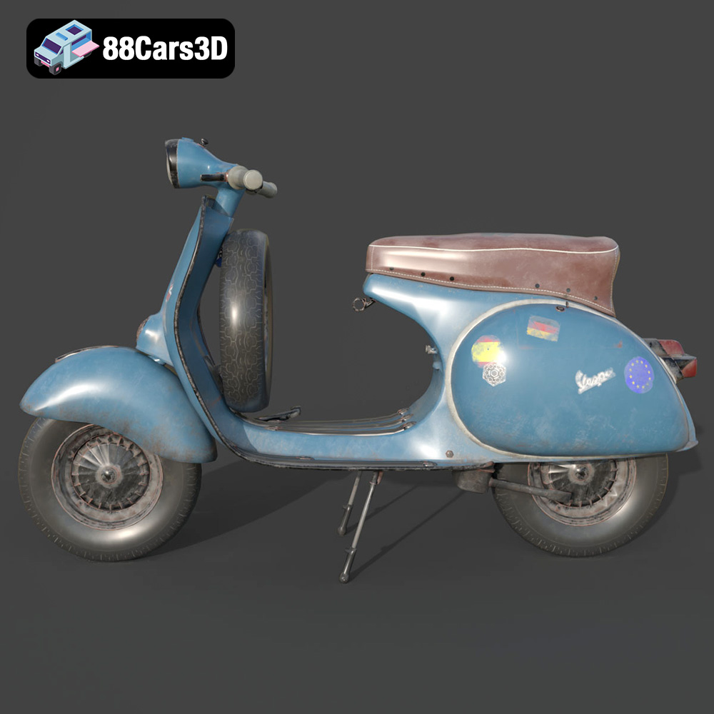 Vespa GS 150 3D Model