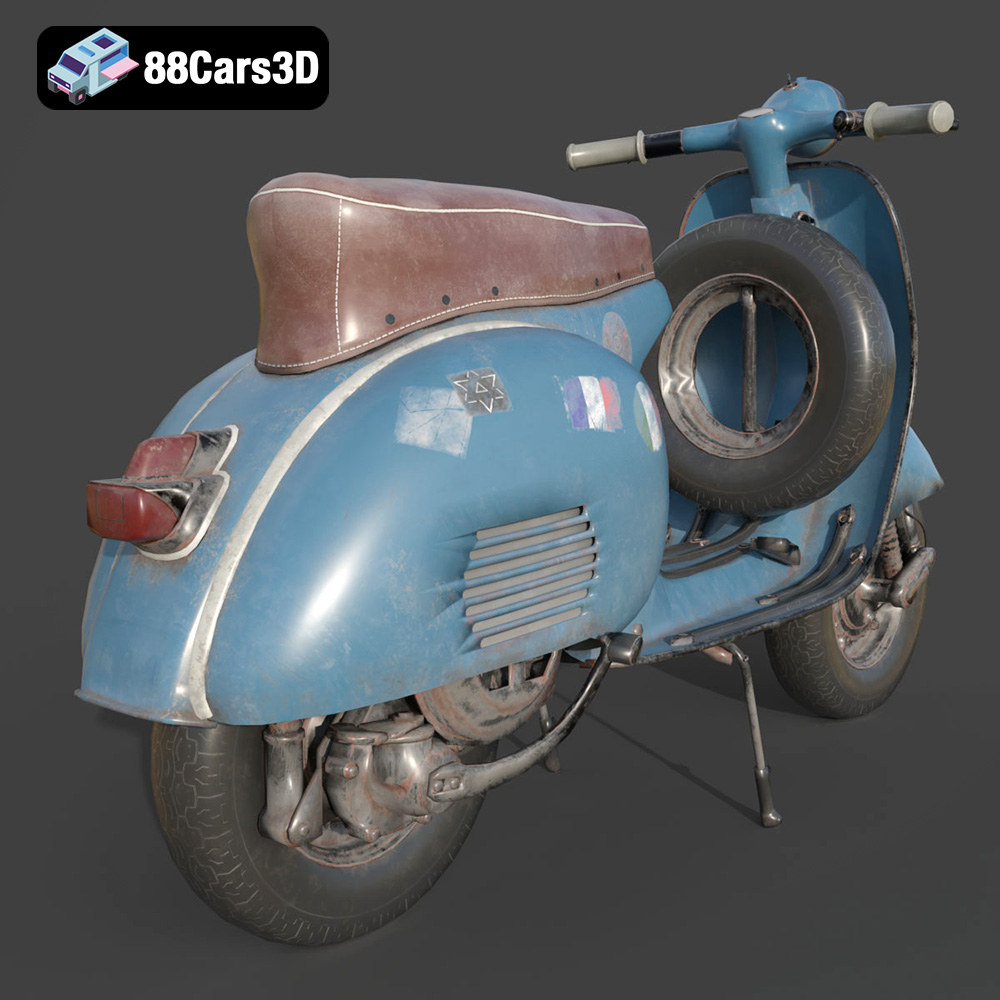 Vespa GS 150 3D Model