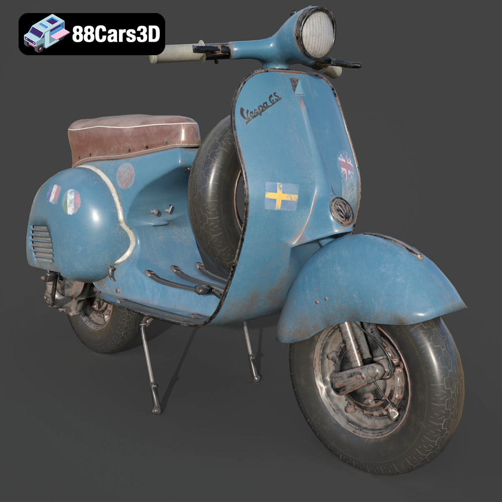 Vespa GS 150 3D Model