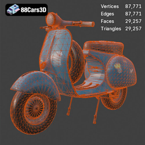 Vespa GS 150 3D Model