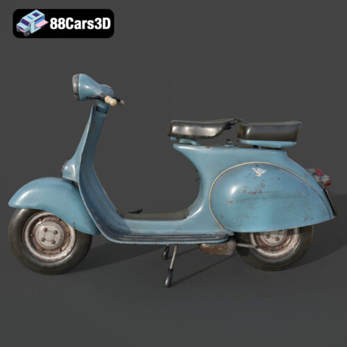 Vintage Vespa 3D Model