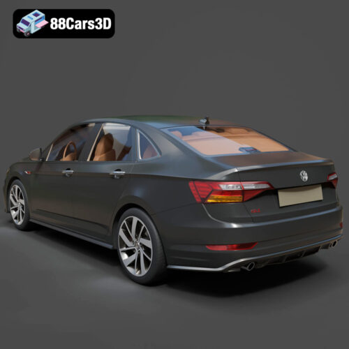 Volkswagen Jetta GLI 2019 3D Model