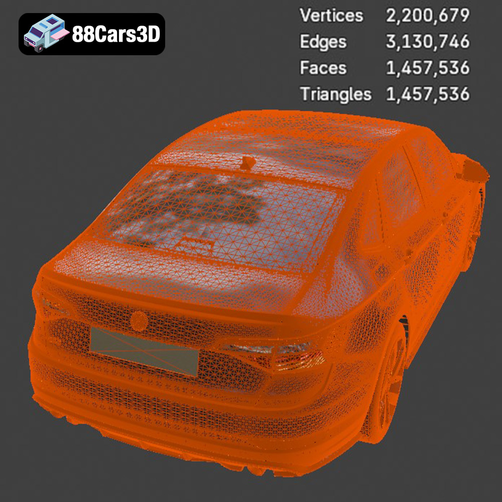 Volkswagen Jetta GLI 2019 3D Model