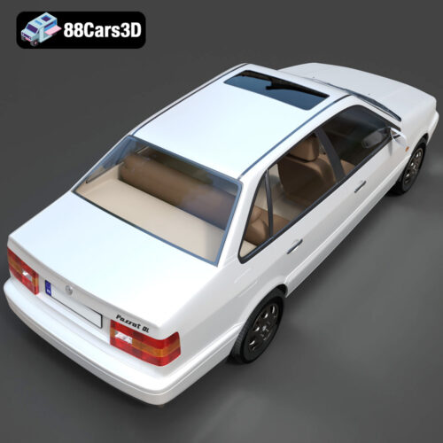 Volkswagen Passat Mk4 B4 Sedan 1993 3D Model