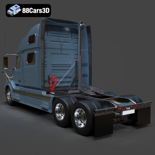 Volvo VNL Tractor Truck 2002 3D Model