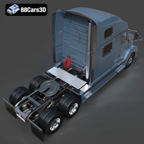 Volvo VNL Tractor Truck 2002 3D Model