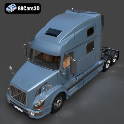 Volvo VNL Tractor Truck 2002 3D Model