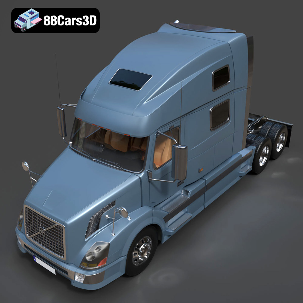 Volvo VNL Tractor Truck 2002 3D Model