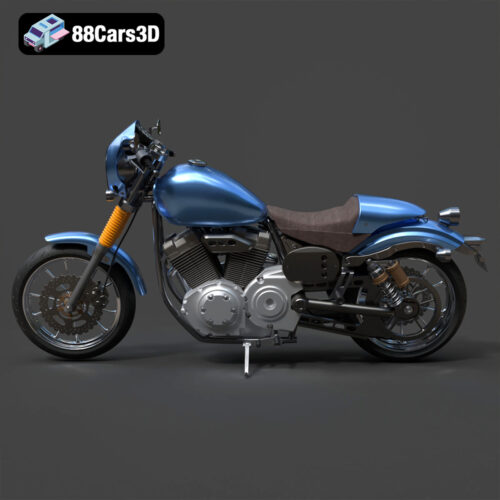 Yamaha XV950 Racer 3D Model