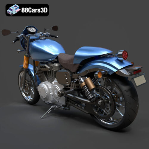 Yamaha XV950 Racer 3D Model