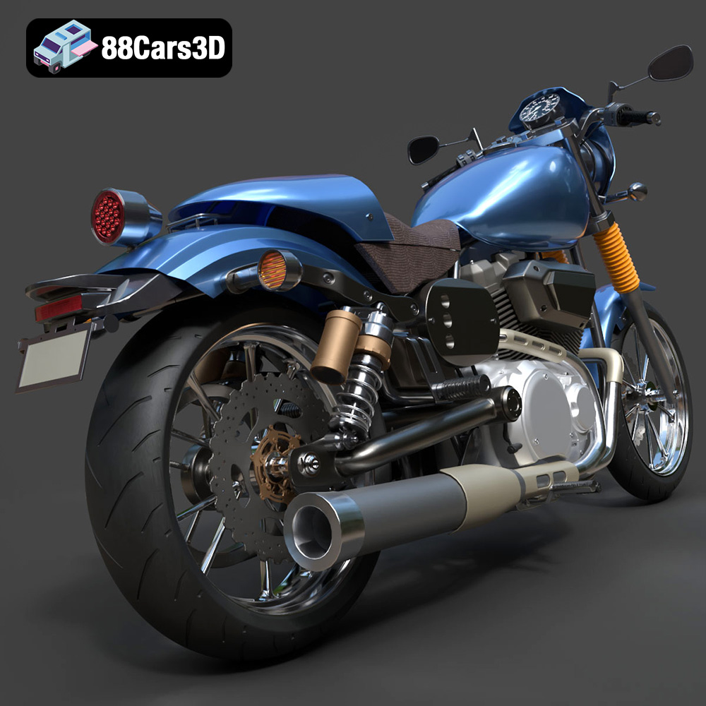 Yamaha XV950 Racer 3D Model