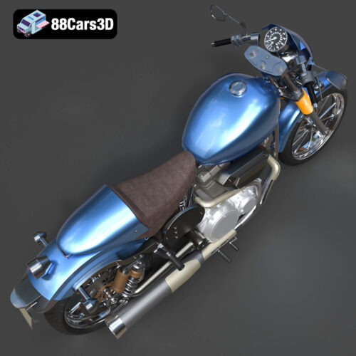 Yamaha XV950 Racer 3D Model